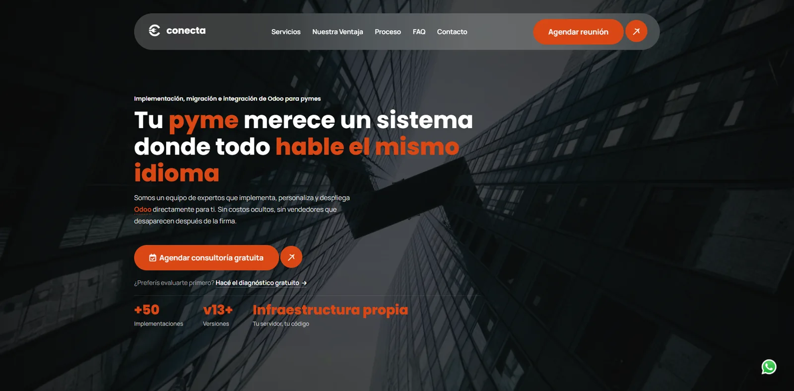 Sitio web de Conecta
