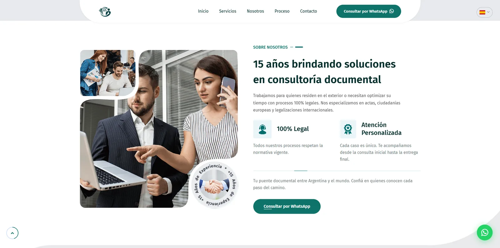 Sitio web de Documentos y Gestiones