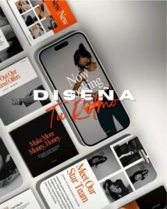 Diseño gráfico y branding visual para marcas que quieren comunicar con estilo propio.